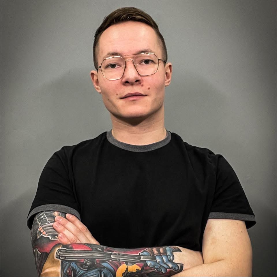 Głowa Tatoo - portret artysty